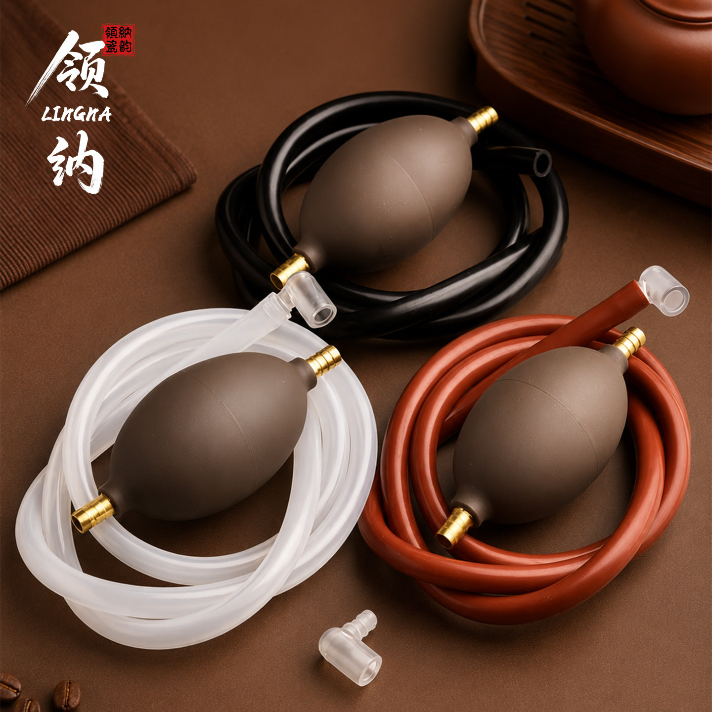 大口径茶盘排水管带吸水球通用