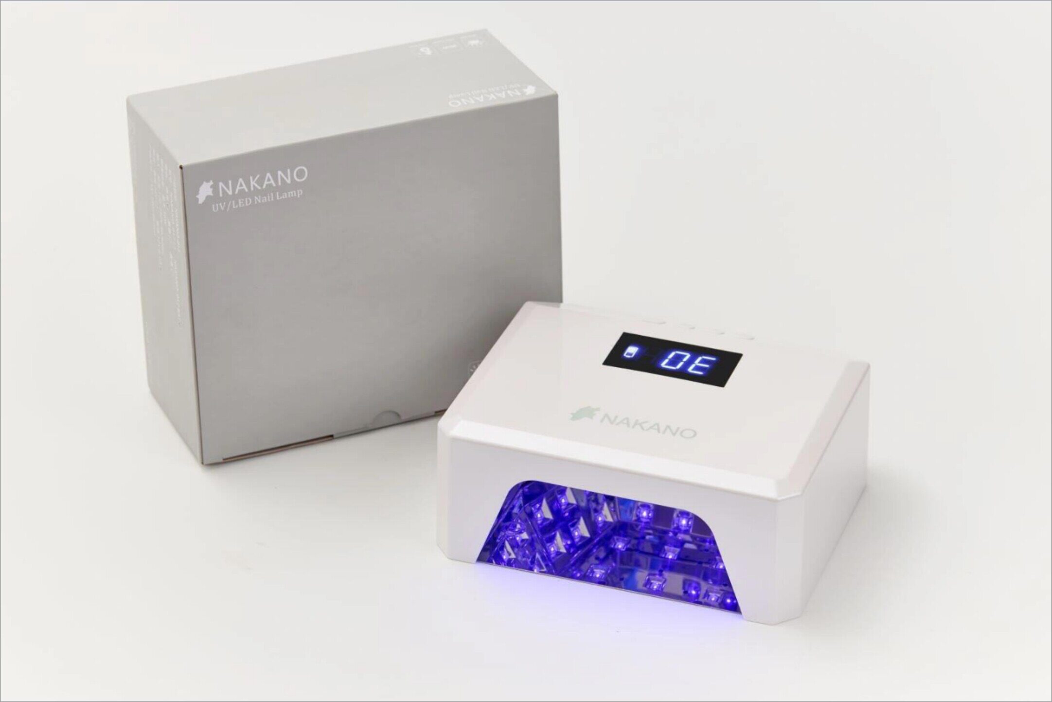 NAKANO新款美甲灯感应蓄电光疗灯V7 UV/LED灯 一年质保