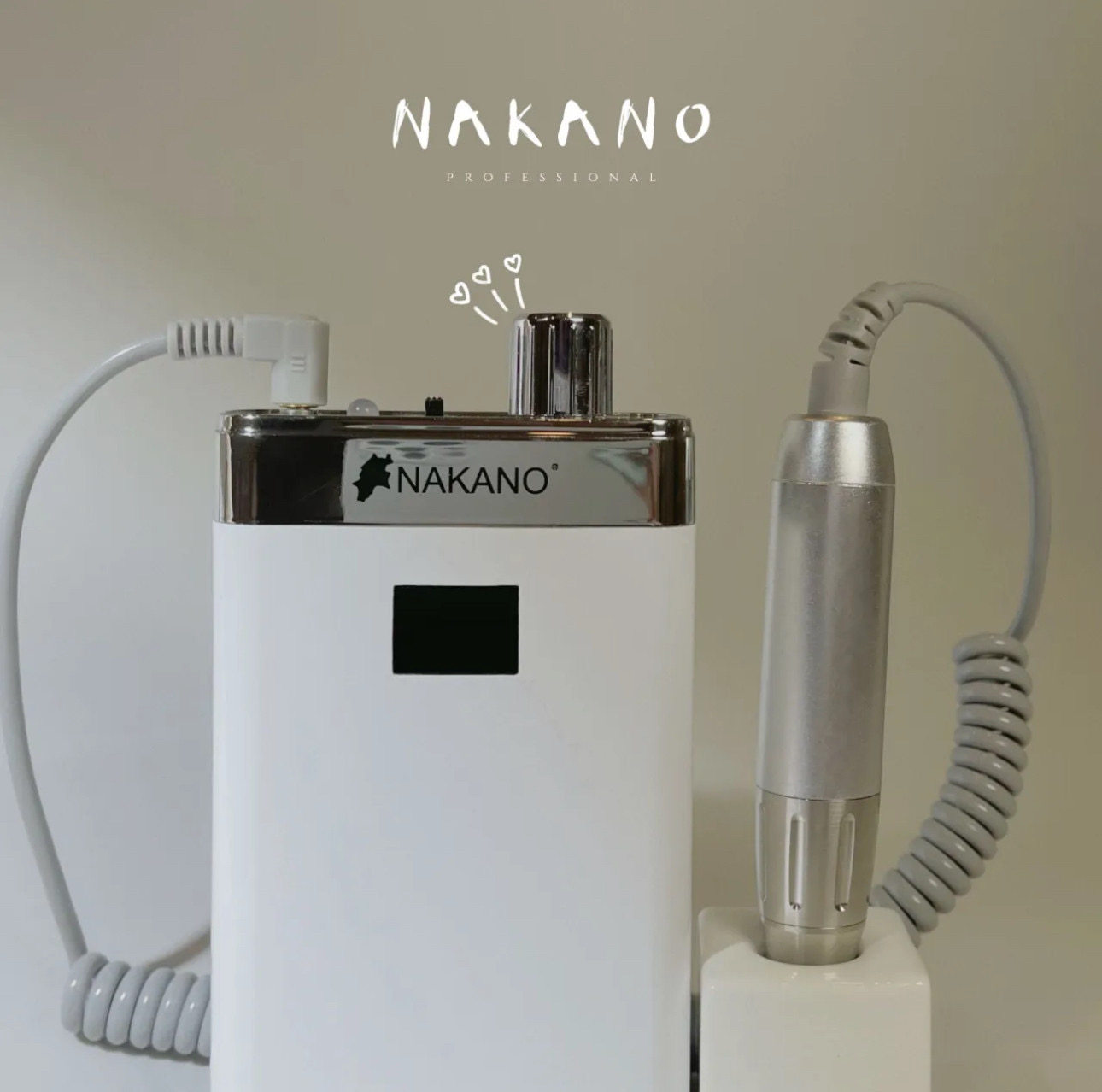 NAKANO美甲碳刷打磨机S2物理卸甲去死皮安全微振静音美甲打磨工具