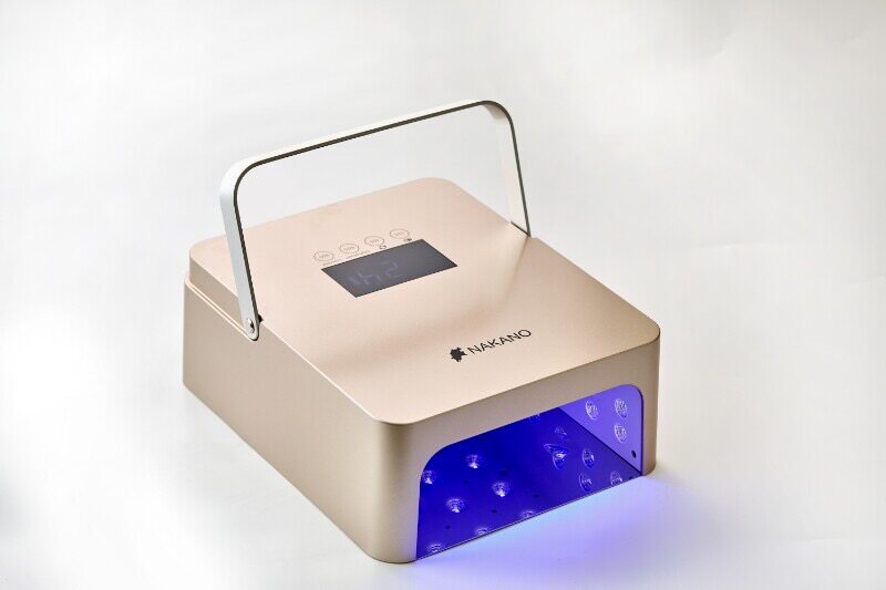 NAKANO新款美甲灯感应蓄电光疗灯金色手提灯 UV/LED灯 保修一年
