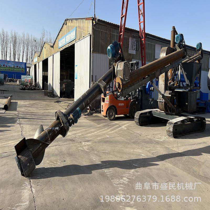地出煤灰螺旋装机 履带行走大绞龙装灰机库船卸舱水泥卸325型灰装