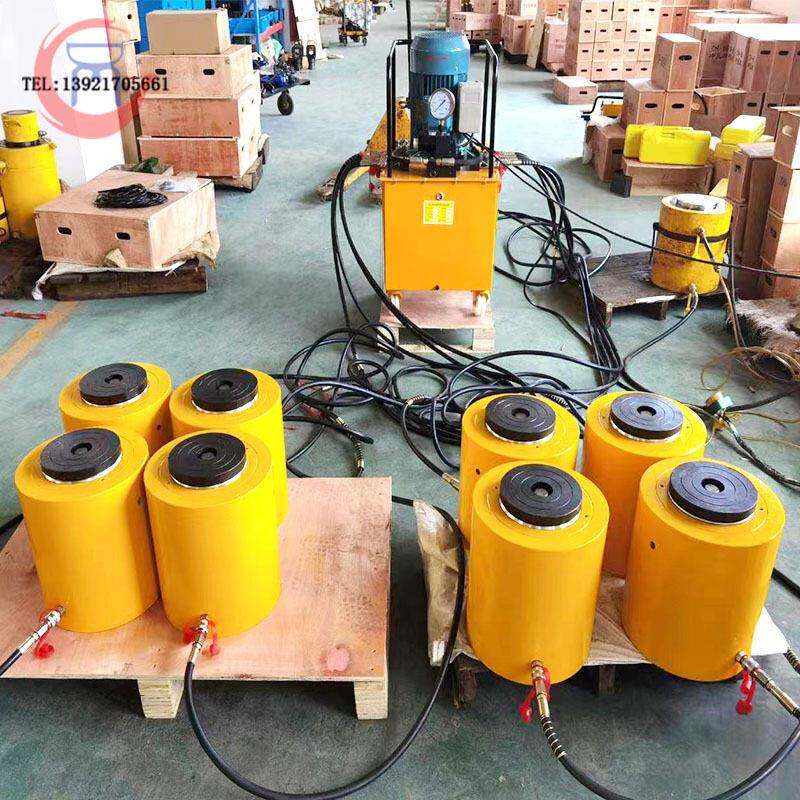 DYG电液压千斤顶分式千离斤顶100T20T500T桥梁0DYG50-12顶升工程