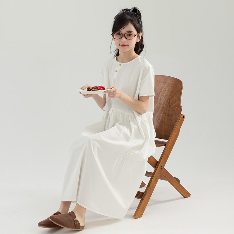 2026新款女童短袖连衣裙夏季连衣裙