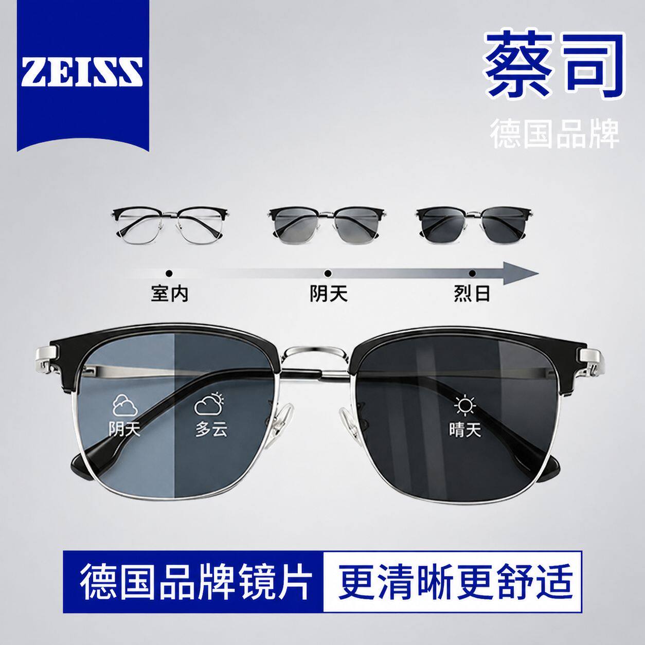 男款保护眼睛防蓝光平光变色眼镜看手机专用电脑护目镜无度数镜架