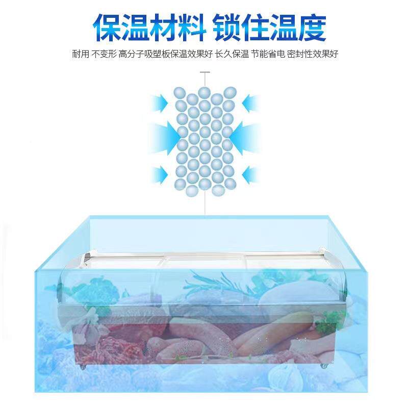 凯丽特鲜肉柜藏冷鲜肉保耀驰超鲜示柜市冷商用展寿司柜熟食凉菜点