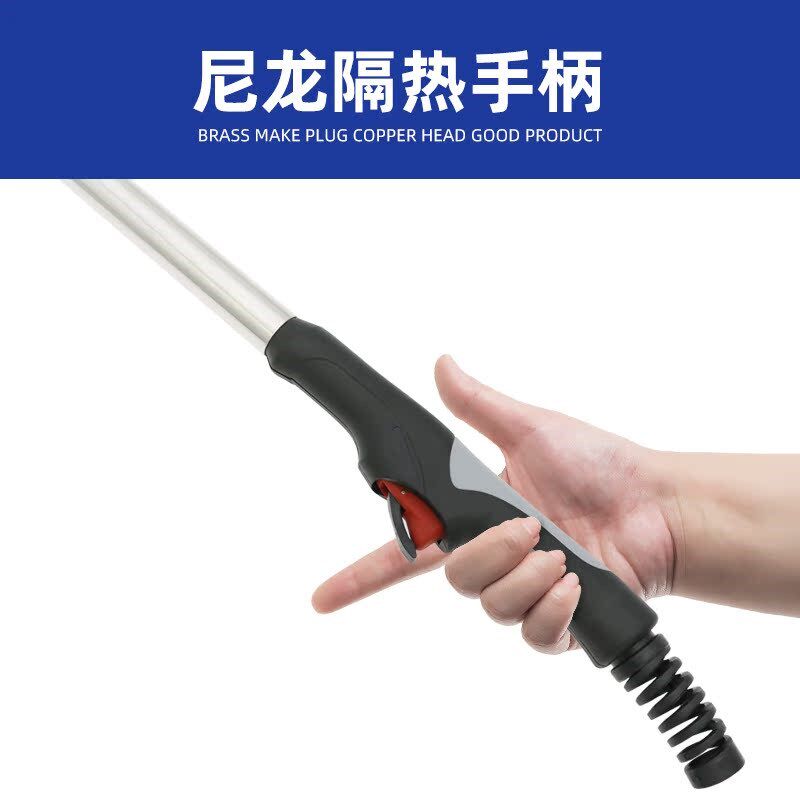 加长款P80A等离子割枪枪头LGK100 120切割机配件割嘴不锈钢柄割把