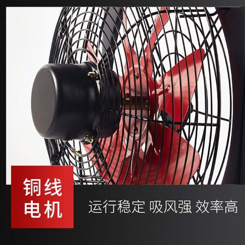 德国进口强力排风扇油烟机工业大排量换气扇金属厨房抽风排气扇卫