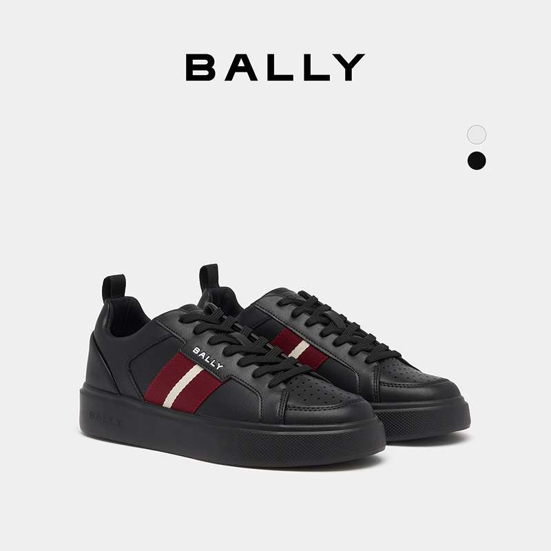 【双十一抢先购】Bally巴利牛皮革男士简约休闲鞋透气通勤男鞋
