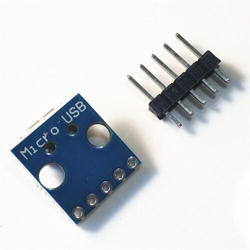 MCU-micro USB 接口座 电源转接口 面包板 5V电源模块 开发板