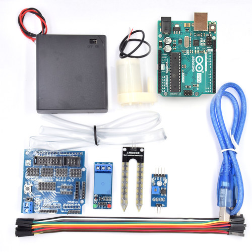适用于arduino自动浇花智能水泵浇灌抽水创客DIY浇水套件土壤湿度