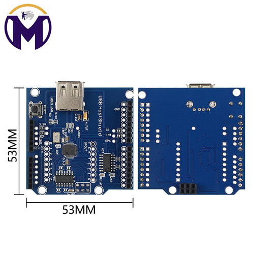 USB Host Shield 兼容Google ADK适用UNO MEGA MAX3421开发板模块