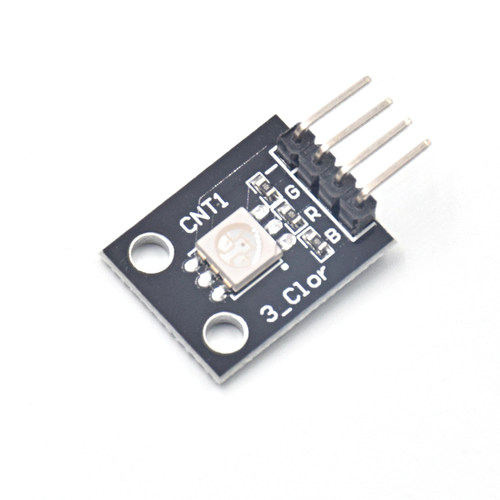 兼容arduino RGB三色贴片LED模块 共阴 红绿蓝全彩LED传感器配件
