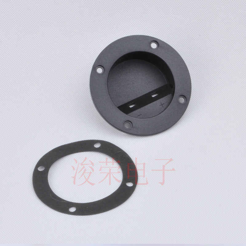 二位圆形全铜接线柱音箱接线盒 喇叭线接线板 HIFI音响DIY配件48B