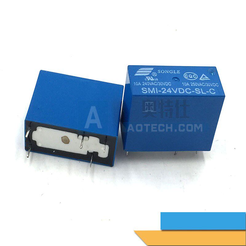 逆变焊机继电器SMI-24VDC-SL-C 5脚 24V 长条继电器焊机维修配件