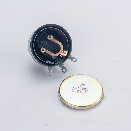 单圈线绕电位器WX112WX050可调电阻5W精密阻值2.2K4.7K刻度盘旋钮