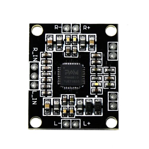 PAM8610数字微型功放板 D类 双声道2x15W喇叭 立体声音频音箱模块