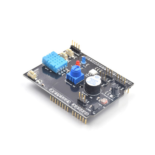 适用于arduino DHT11多功能9合一扩展板温湿度LM35温度蜂鸣器