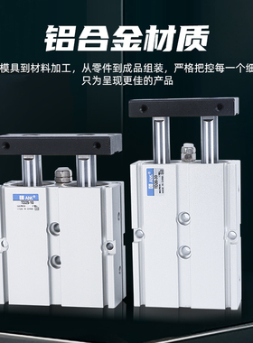ANK气立可双轴气缸TD10/16X20X25X30X32X40X50X60X75X100X125-SD2