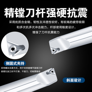 微调精密镗头可调式套装内孔bt30CNC加工中心50搪孔器刀柄40刀杆