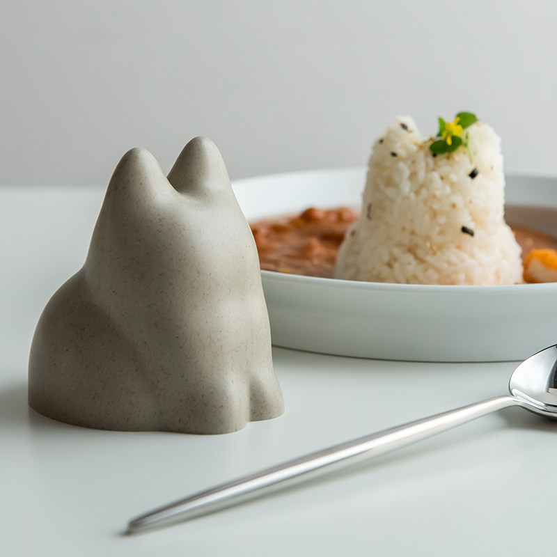 日本进口创意猫咪模具家用DIY果冻布丁宝宝米饭饭团冰沙动物造型