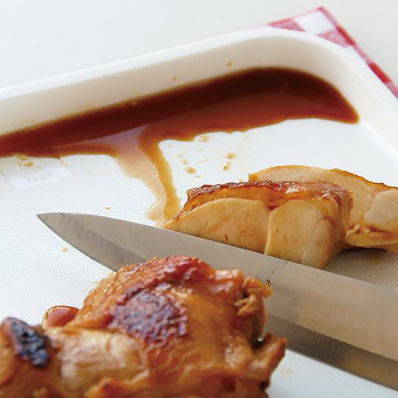 日本进口防滑切菜板砧板抗菌防霉塑料菜板水果板带隔水拦可洗碗机