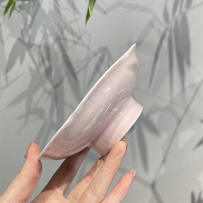 惊蛰 影清浮雕茶点盘中式陶瓷果盘托盘茶道坚果点心碟水果篮子