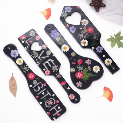 diy滴胶环氧树脂胶paddles拍子镜面硅胶模具