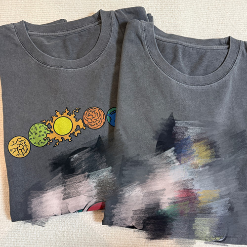 日单 水洗做旧纯棉tee 啊 tom 印花短袖