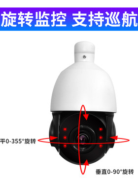 500万变焦网络高速球机云台监控器高清智能快球兼海康大华400万