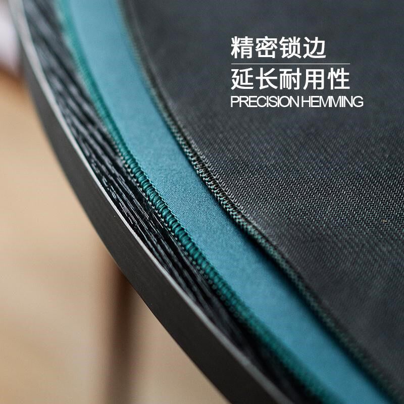 加厚圆形含锁边德州扑克专用桌垫直径1.2米圆型筹码橡胶桌布直销