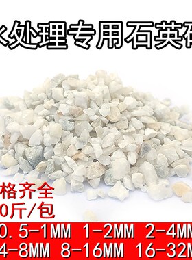 水处理石英砂游泳池浴室沙缸过滤罐石英沙白沙子饮用水级细沙滤料