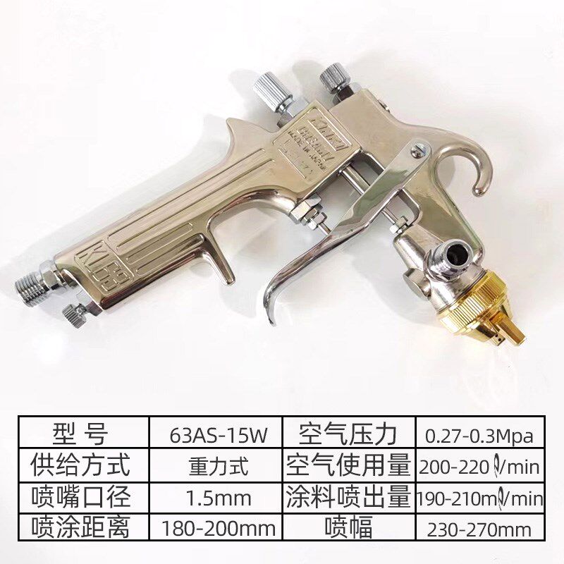 劲力88上壶喷枪1.5口径63AS-15W汽车油漆涂料喷漆工具 高压喷漆