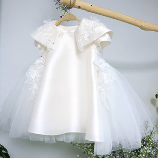 2026新款PrincessDress儿童礼服欧美花童裙女宝宝周