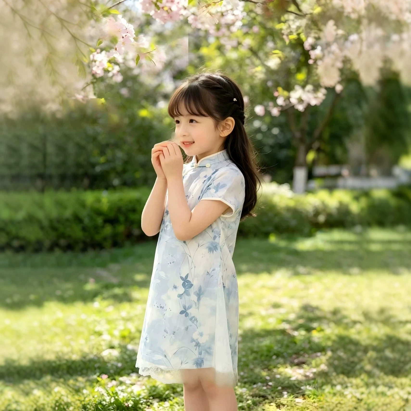 2026新款女童改良版旗袍夏季旗袍