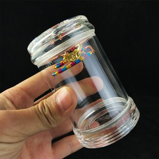 仿尖鼻子螽斯叫罐60精品高端高级水晶55有机玻璃鸣虫七孔罐子