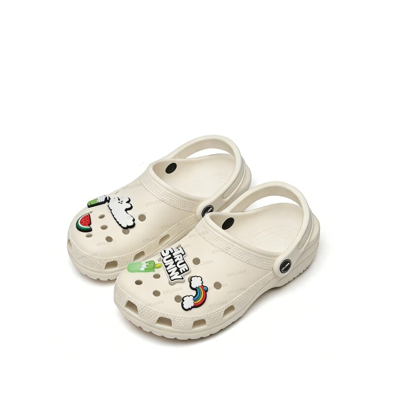 【经典洞洞鞋男女同款】明星同款厚底外穿洞洞鞋YGD2402