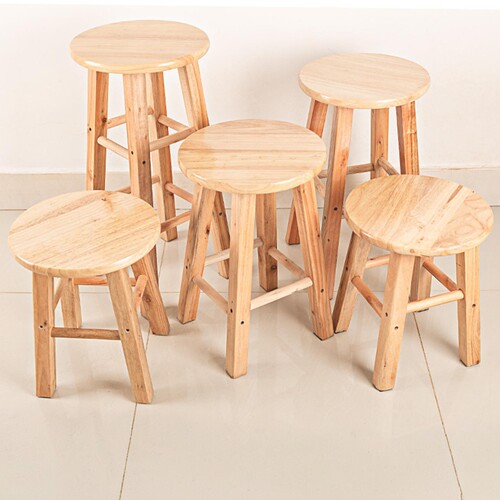 实木吧台凳家用矮凳高脚凳小