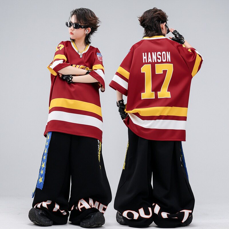 2026新款童装嘻哈街舞套装儿童潮服男童少儿hiphop宽松炸街