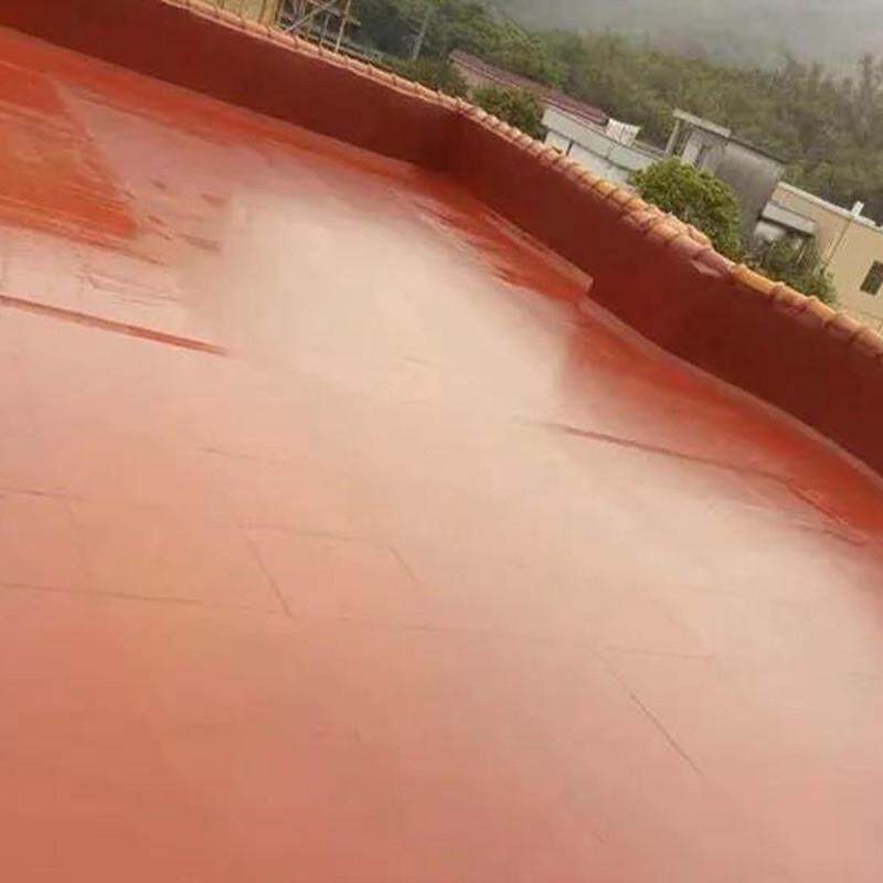 红橡胶天面防水涂料防水胶堵漏楼顶材料平房屋顶漏水裂缝防水补漏