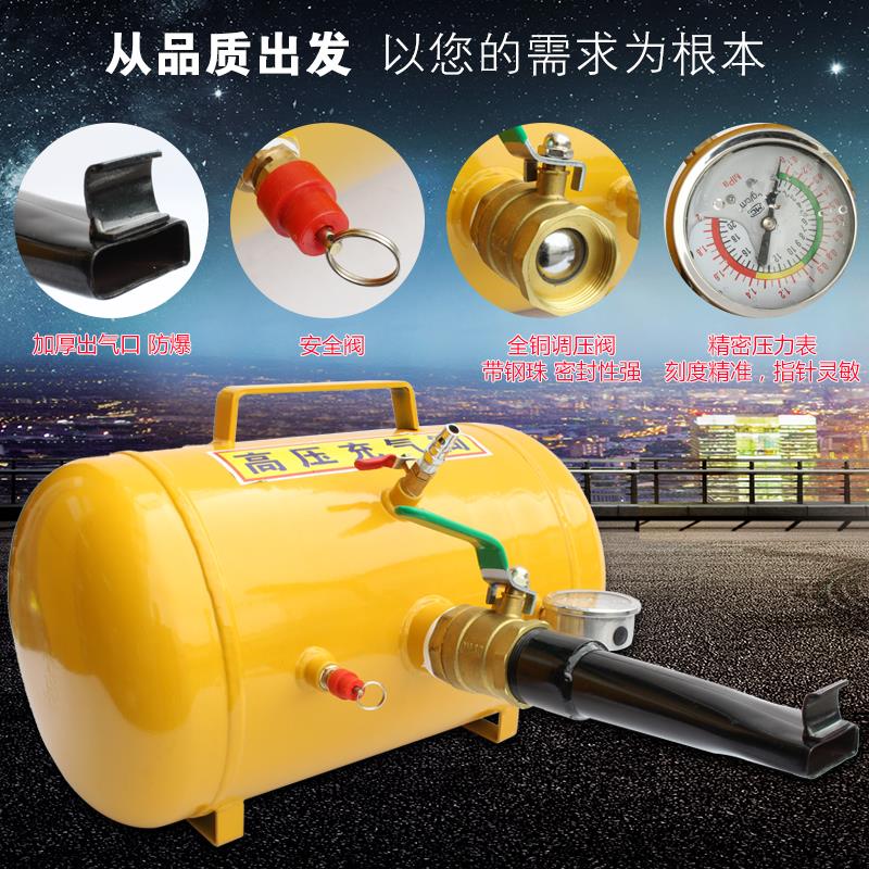 加厚大车真空胎爆充器 轮胎爆冲密封器 高压充气筒 轮胎维修工具