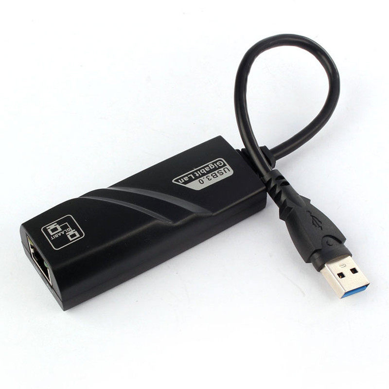 3.0外接独立带线USB2.0免驱网卡台式笔记本usb转rj45外置上网本