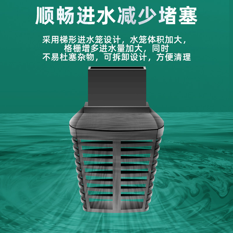 鱼缸壁挂过滤器静音UV外挂瀑布循环泵水泵外置过滤设备内置杀菌灯