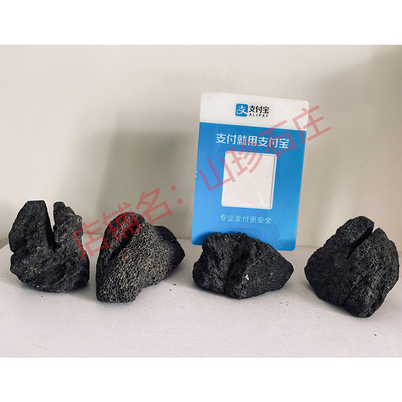 火山石头亚克力台卡桌牌火山岩酒店个性创意餐牌定制菜单多孔