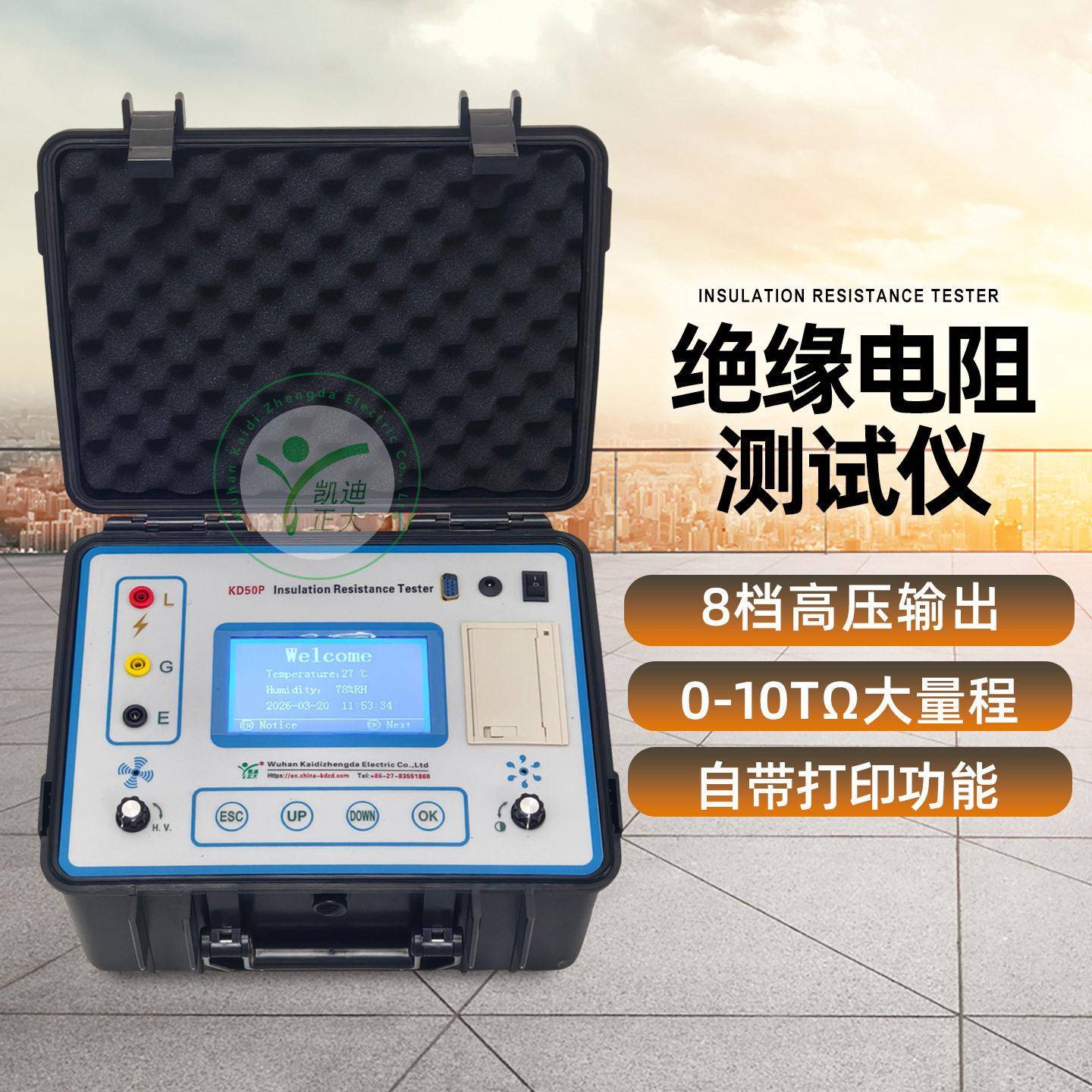 电气绝缘电阻测试仪精度压数字兆欧表电工用检测电阻表