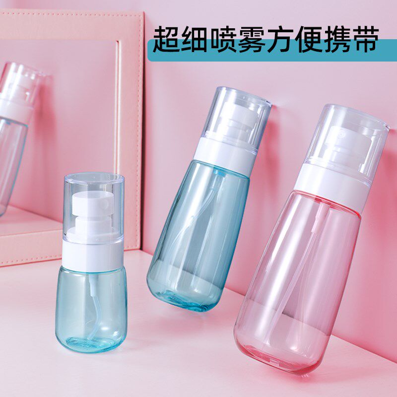 小型多色透明喷雾瓶防疫消杀消毒酒精分装瓶家用便携式喷雾器