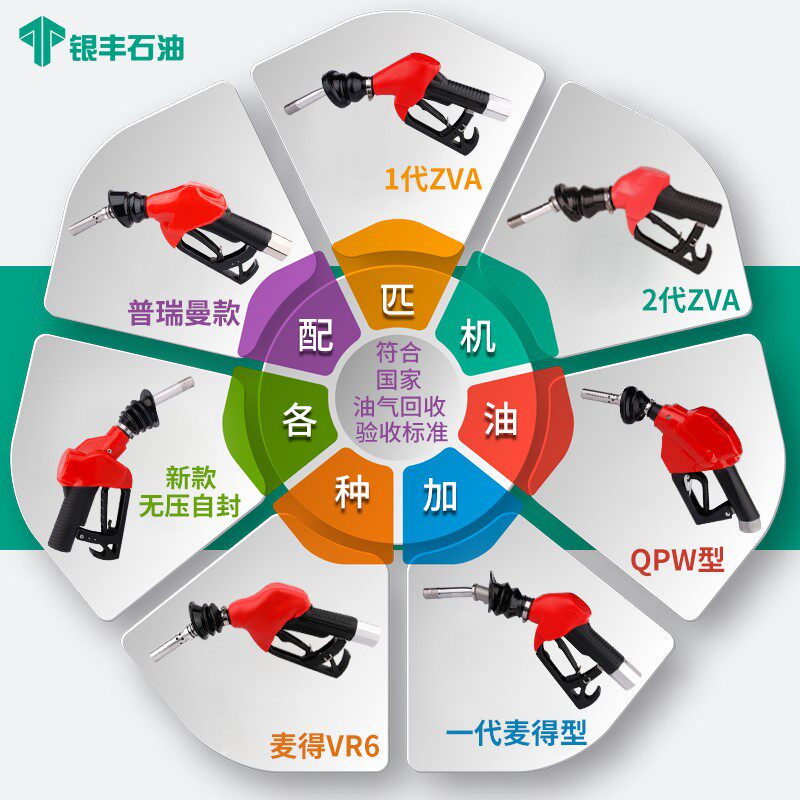 ZVA油气回收加油枪QPW自动跳枪普瑞曼加油机二次油气回收自封油枪