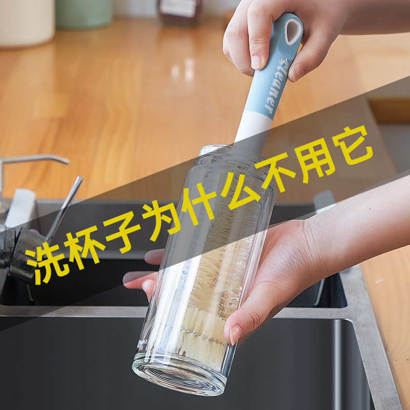 加长柄保温壶刷热水瓶暖壶花瓶清洗保温杯刷清洁杯子尼龙毛刷47cm