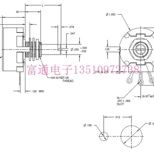 正品日本进口TOCOS电位器RVQ24YN03-25F-502 5K超长寿命超耐磨