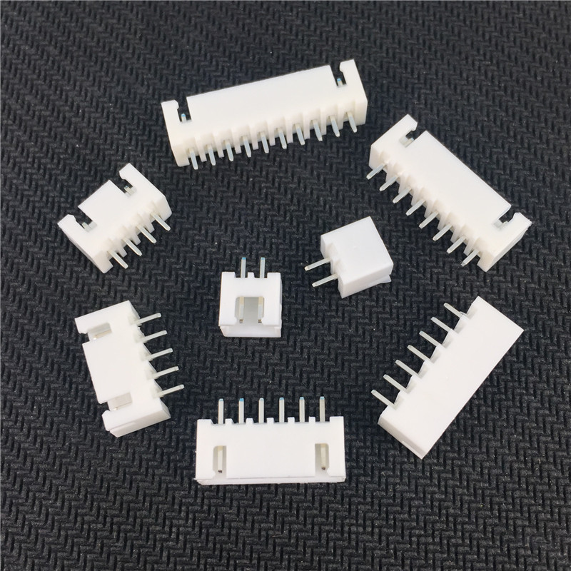 20只 XH2.54mm白色直针针座2A3P4P5P6P7~12Pin接线端子接插件插座