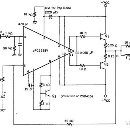 【UPC1298V】 80w*2双声道后级功放板    PK LM3886